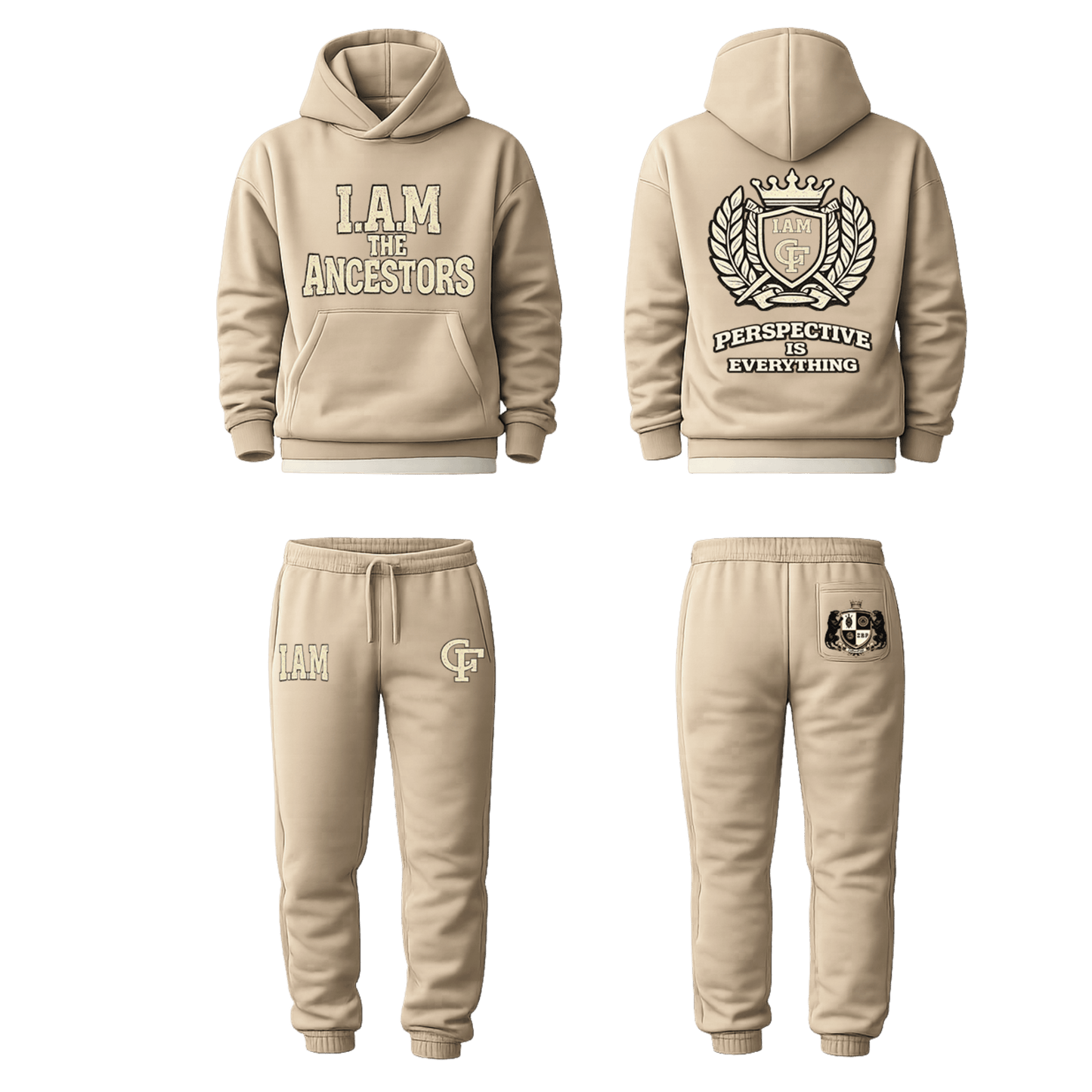 CultureFirst™ Signature Tracksuit – Beige