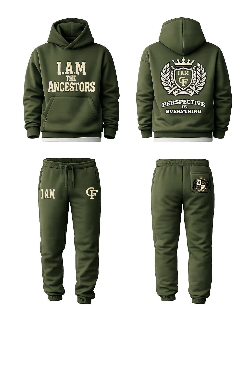 CultureFirst™ Signature Tracksuit – Moss Green