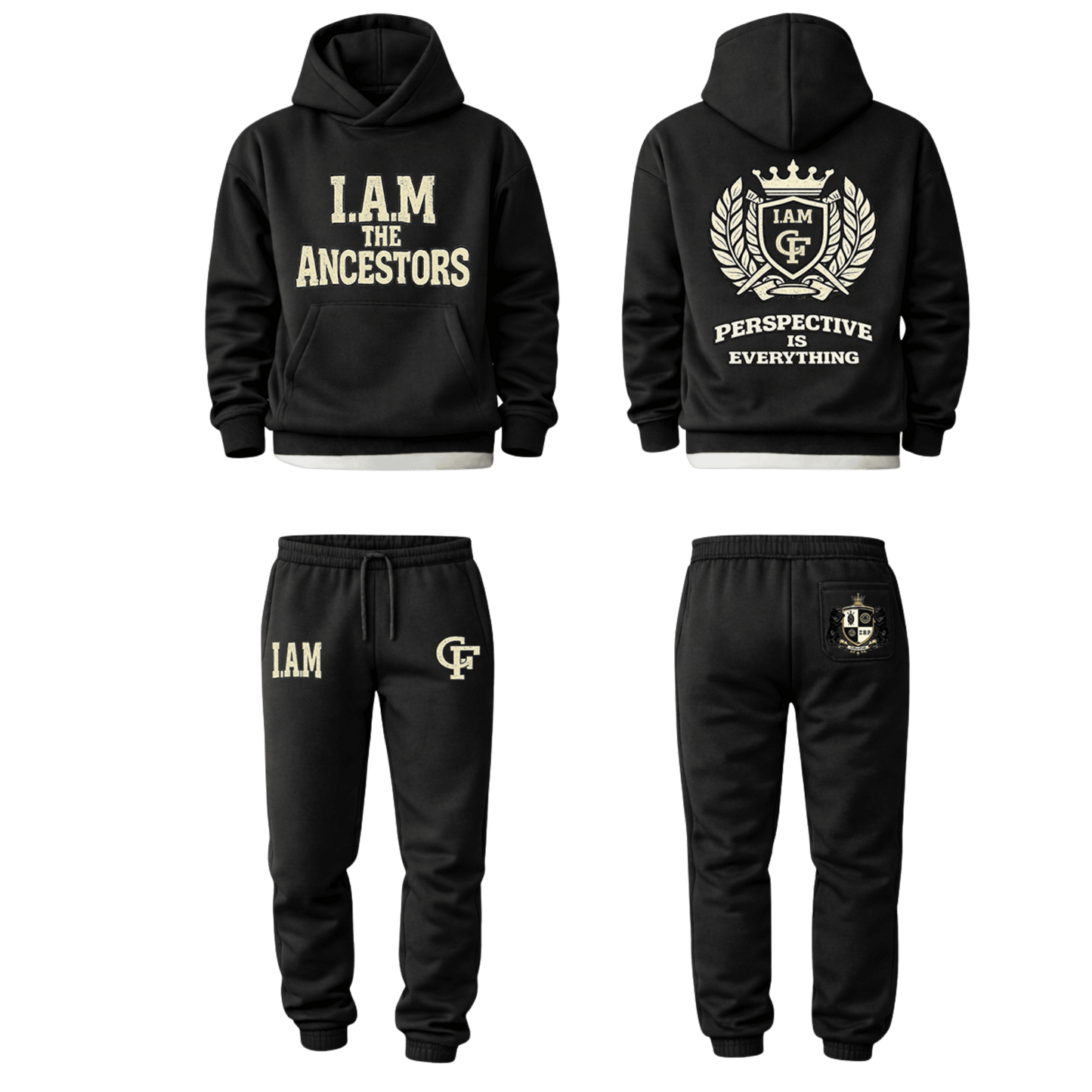 CultureFirst™ Signature Tracksuit – Black
