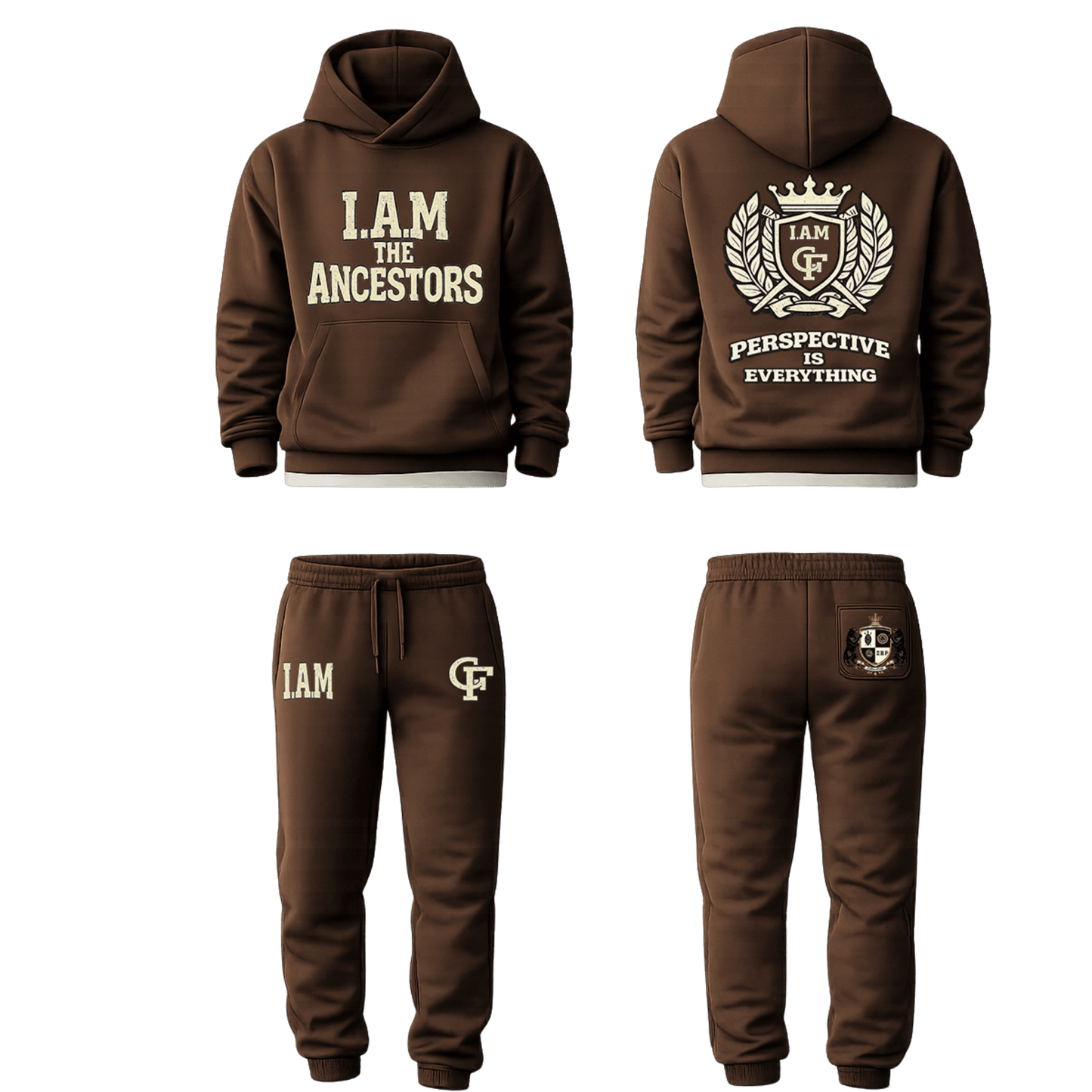 CultureFirst™ Signature Tracksuit – Coffee Brown